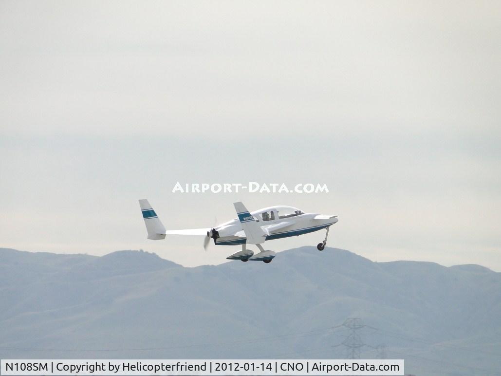 N108SM, 1999 Co-Z Cozy Mark IV C/N MK-0240, High enough to start retracting the nose wheel