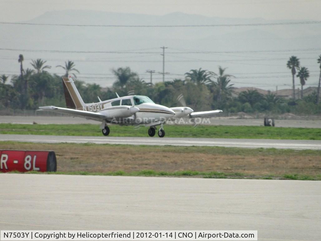 N7503Y, 1964 Piper PA-30 Twin Comanche C/N 30-565, Take off roll on runway 26R