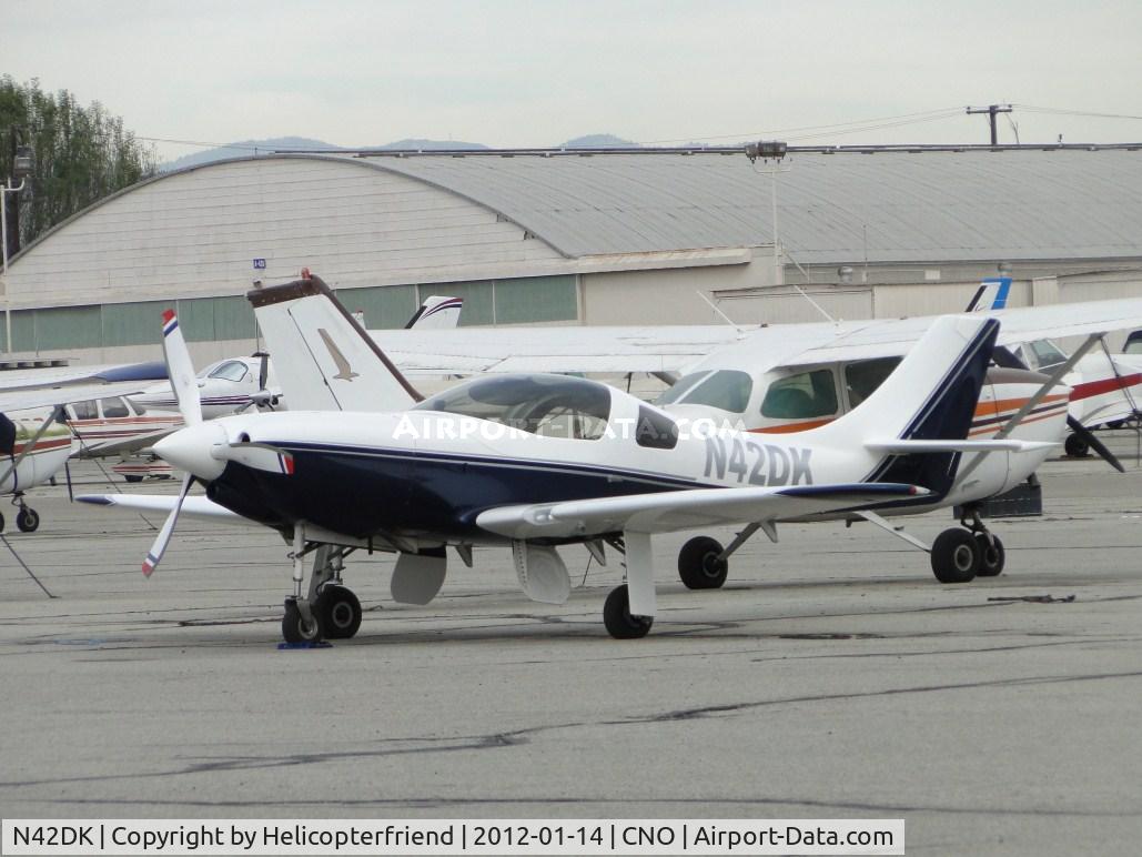 N42DK, 2004 Lancair Legacy C/N L2K-188, Parked east of Yank's Air Museum