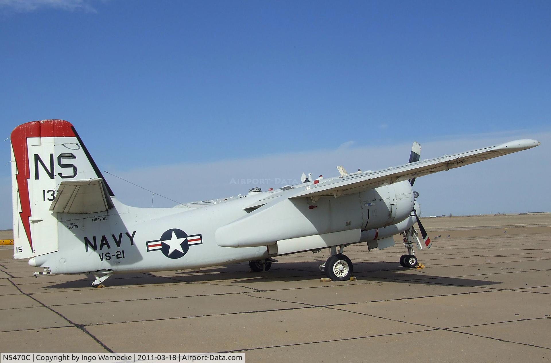 N5470C, Grumman S2F-1 Tracker C/N 150, Grumman S2F-1 Tracker at the Mid-America Air Museum, Liberal KS