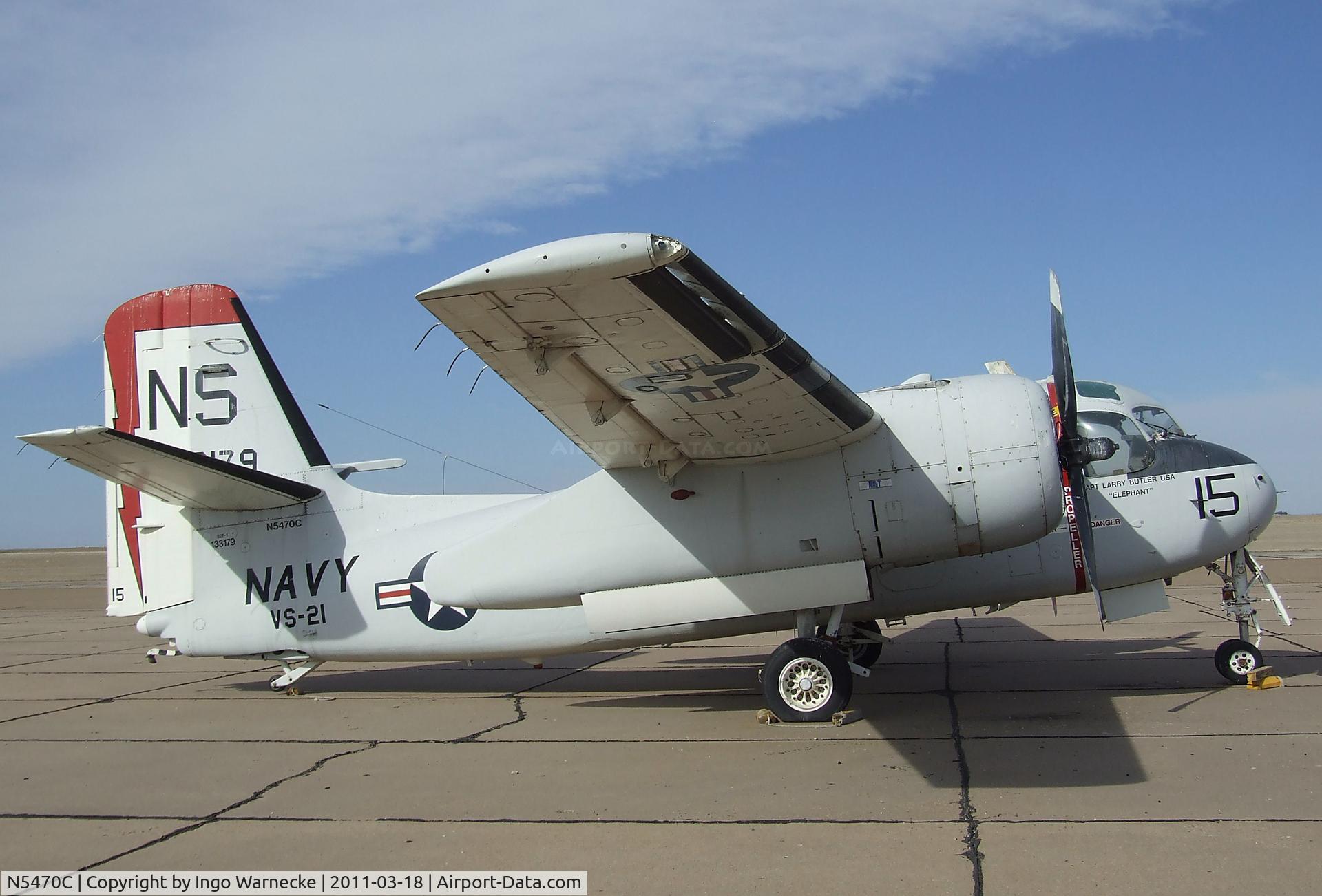 N5470C, Grumman S2F-1 Tracker C/N 150, Grumman S2F-1 Tracker at the Mid-America Air Museum, Liberal KS
