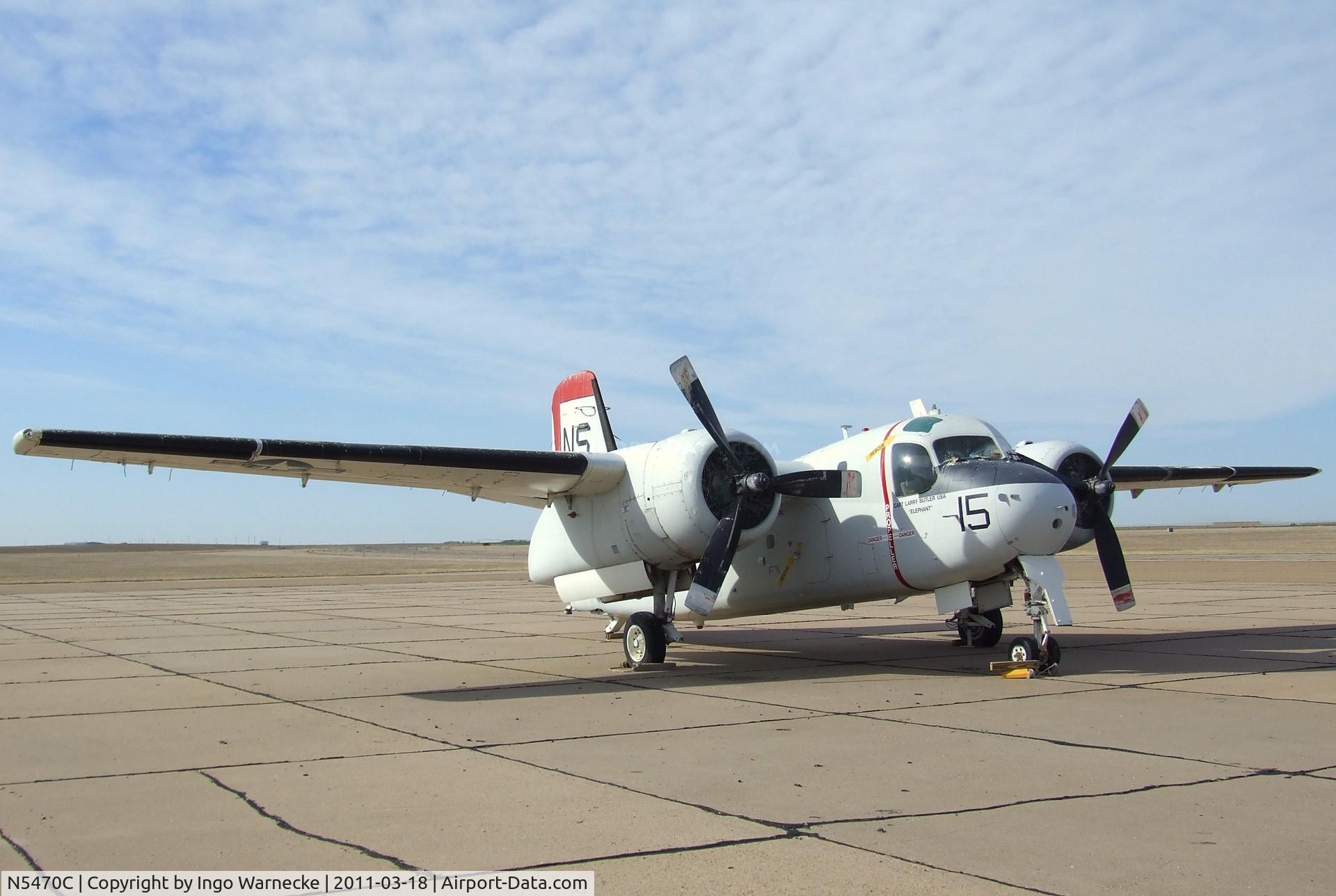 N5470C, Grumman S2F-1 Tracker C/N 150, Grumman S2F-1 Tracker at the Mid-America Air Museum, Liberal KS