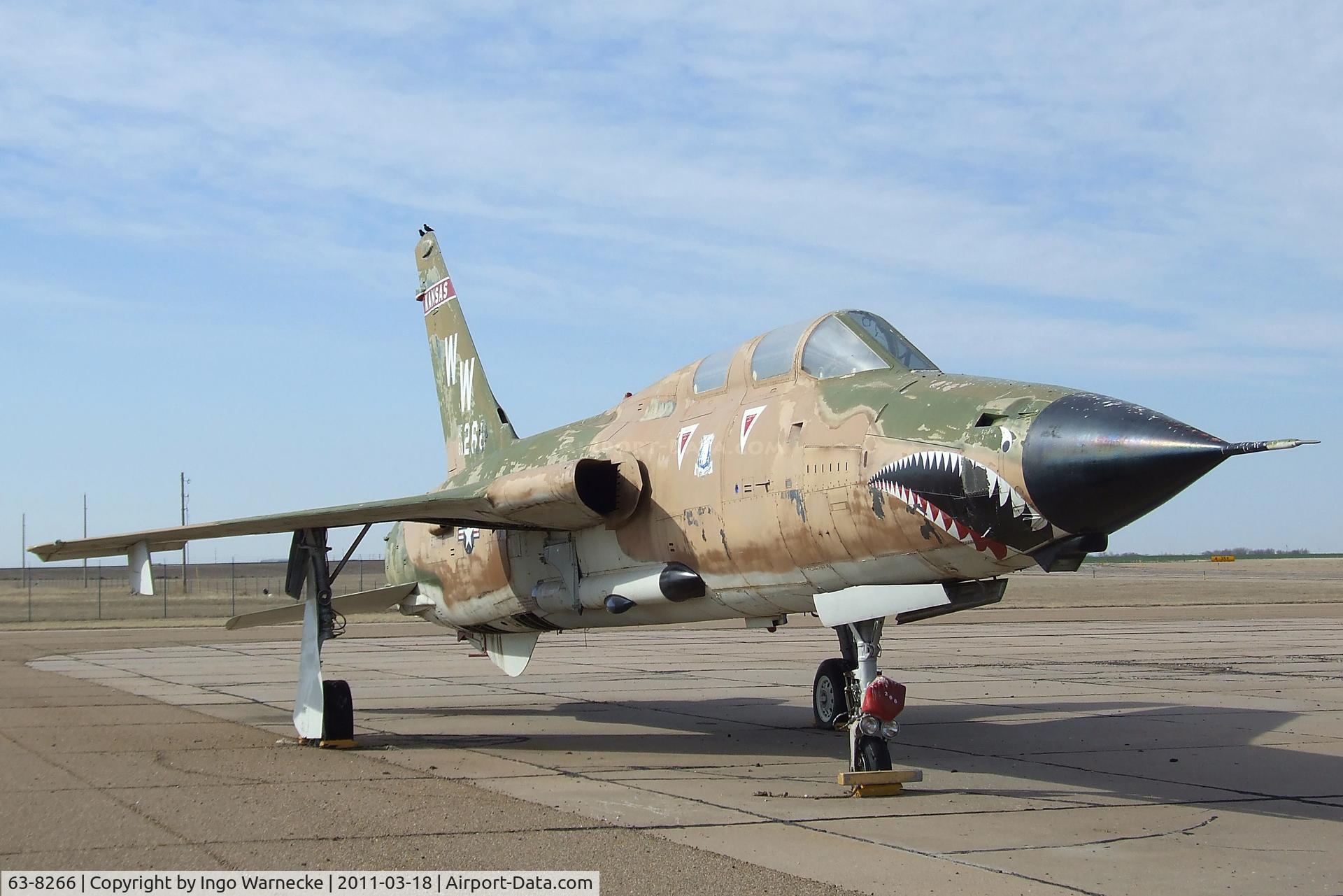63-8266, 1963 Republic F-105G Thunderchief C/N F043, Republic F-105G Thunderchief at the Mid-America Air Museum, Liberal KS