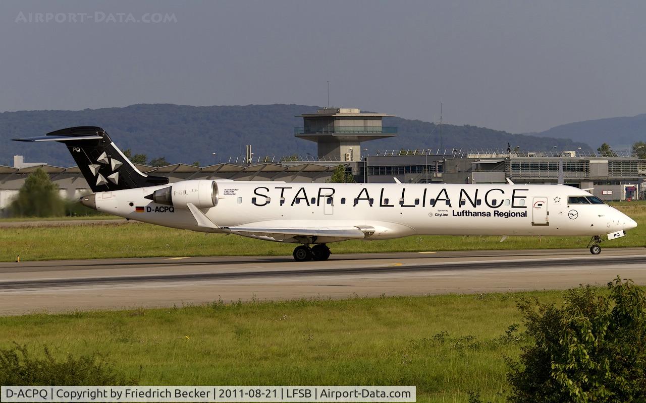 D-ACPQ, 2003 Canadair CRJ-700 (CL-600-2C10) Regional Jet C/N 10091, line up for departure