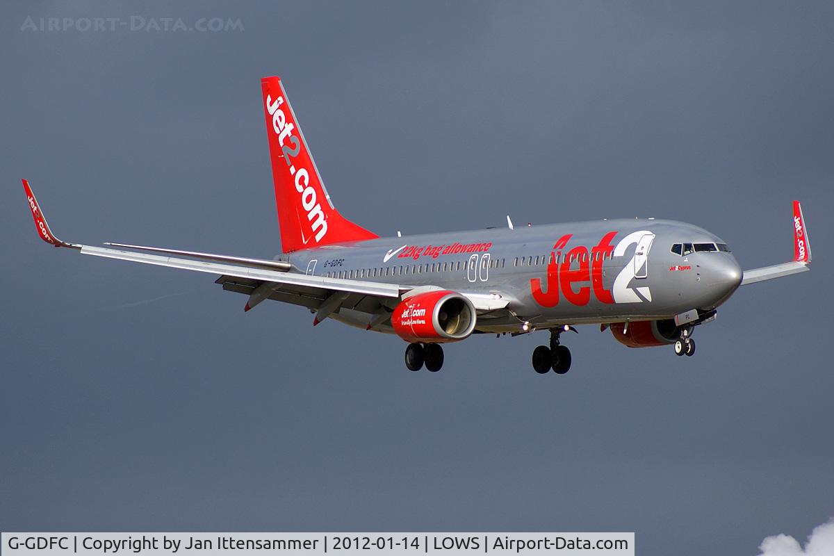 G-GDFC, 1998 Boeing 737-8K2 C/N 28375, G-GDFC @ LOWS