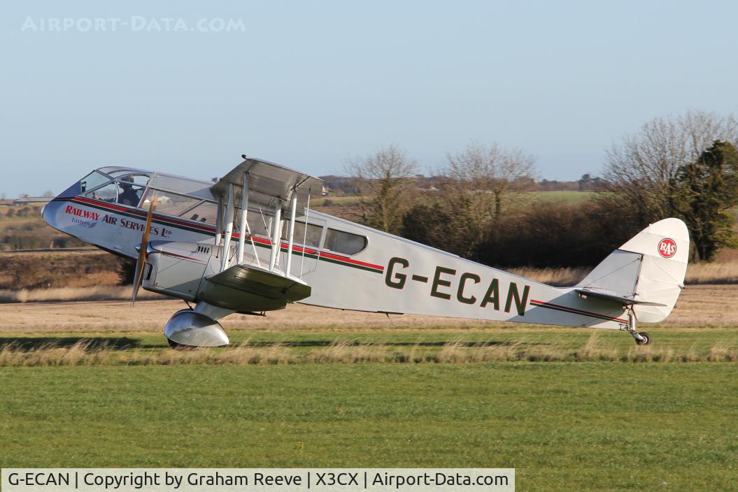 G-ECAN, 1943 De Havilland Australia DH-84 Dragon 3 C/N DHA2048, Seen at Northrepps.