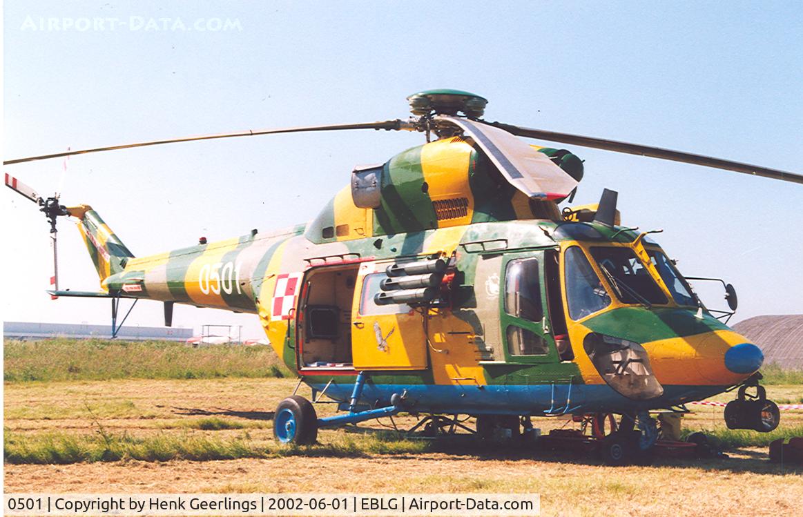 0501, PZL-Swidnik W-3RL Sokol C/N 310501, Polish Army at the Heli Meet at Bierset AB