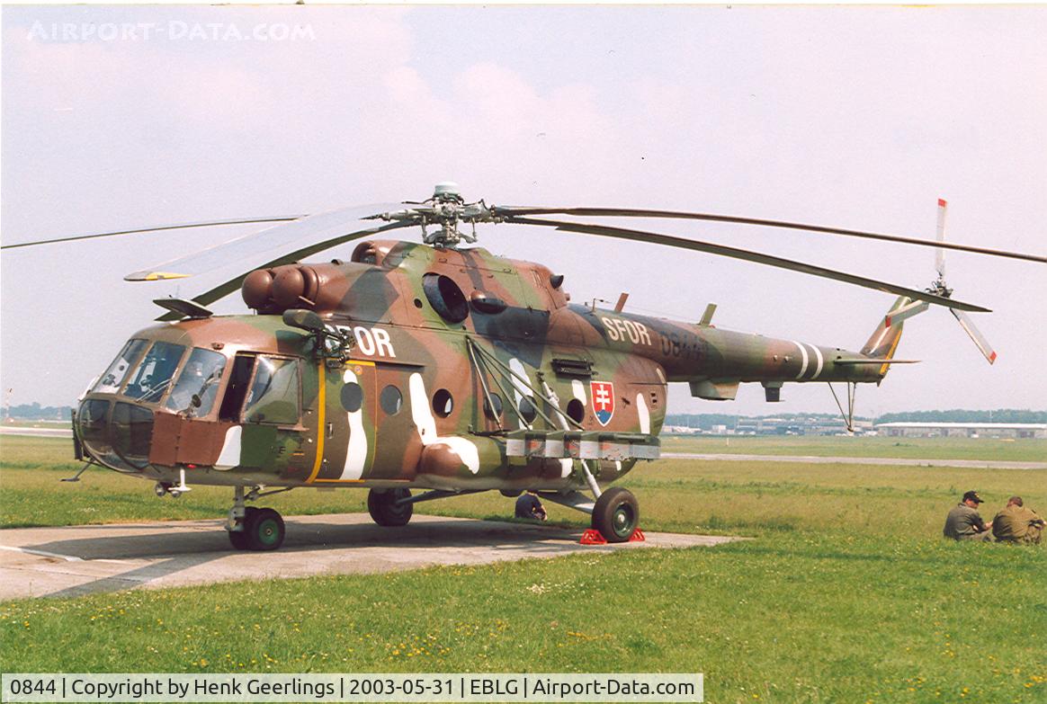 0844, Mil Mi-17 C/N 108M44, Slovak AF.

Heli Meet at Bierset AB