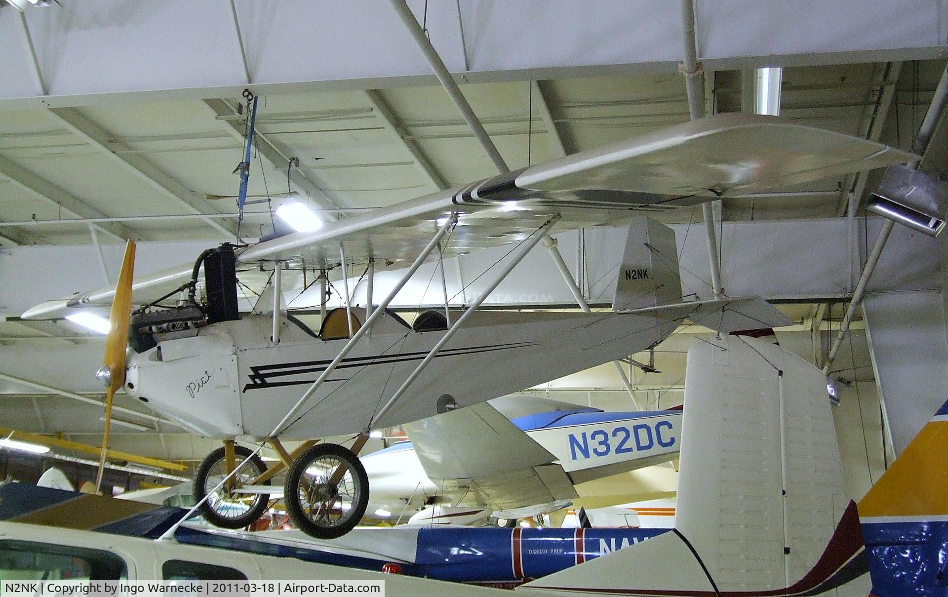 N2NK, 1983 Kensinger N H K-2 C/N NK2, Pietenpol (N.H. Kensinger) Air Camper K-2 at the Mid-America Air Museum, Liberal KS