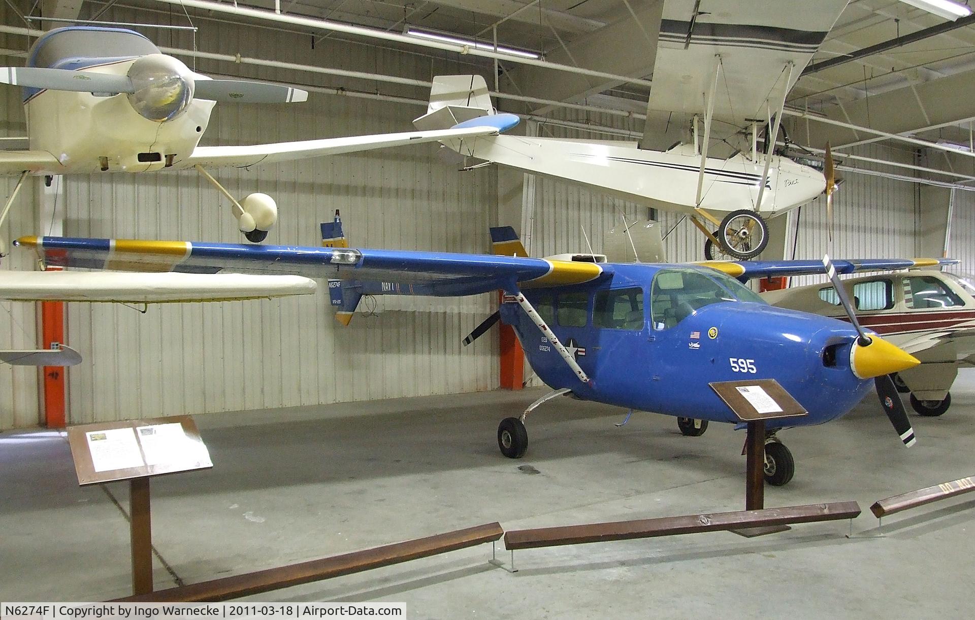 N6274F, 1965 Cessna 337A Super Skymaster C/N 337-0274, Cessna 337A Skymaster at the Mid-America Air Museum, Liberal KS