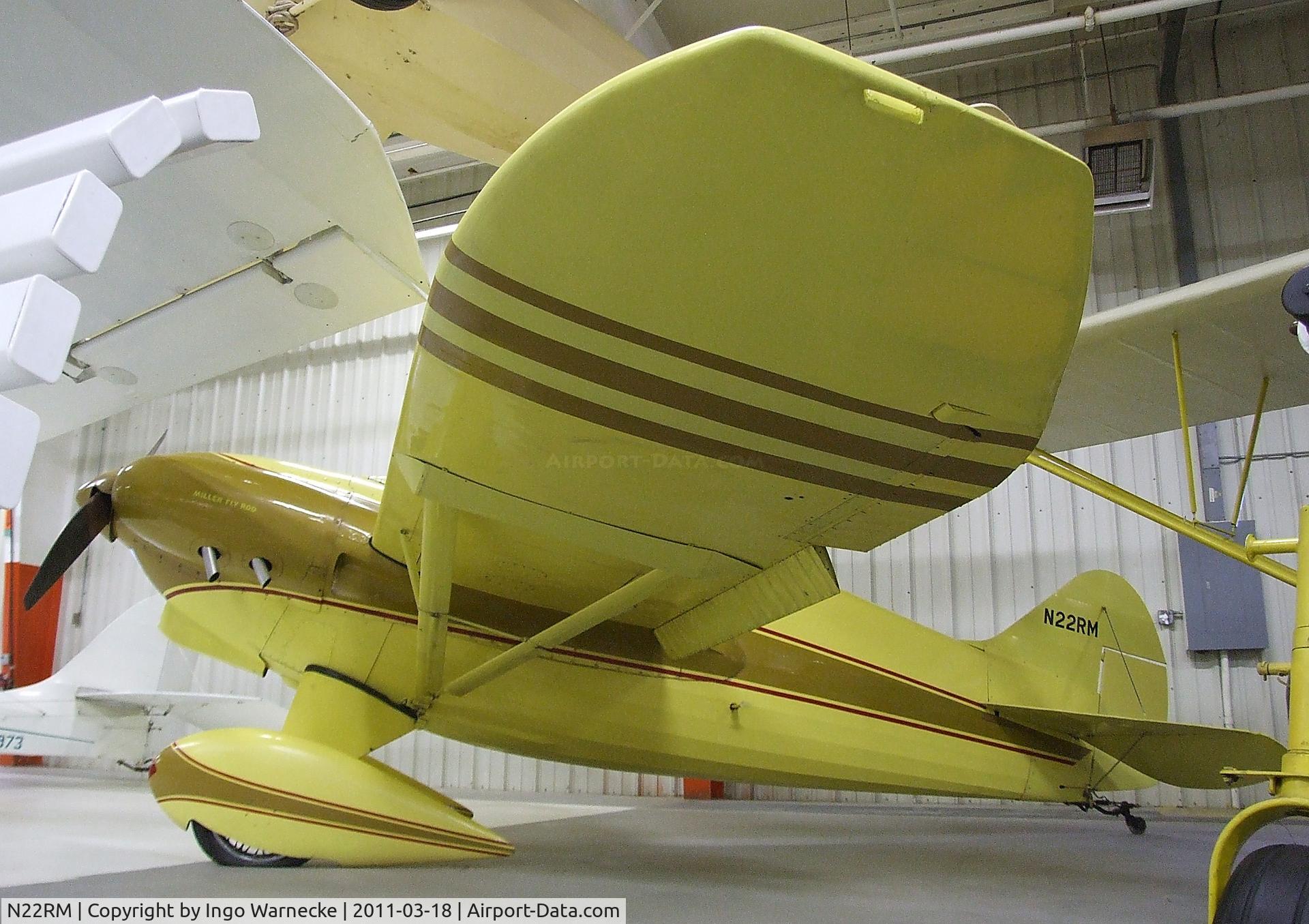 N22RM, 1966 Miller Raymond E S-1 C/N 001, Miller S-1 