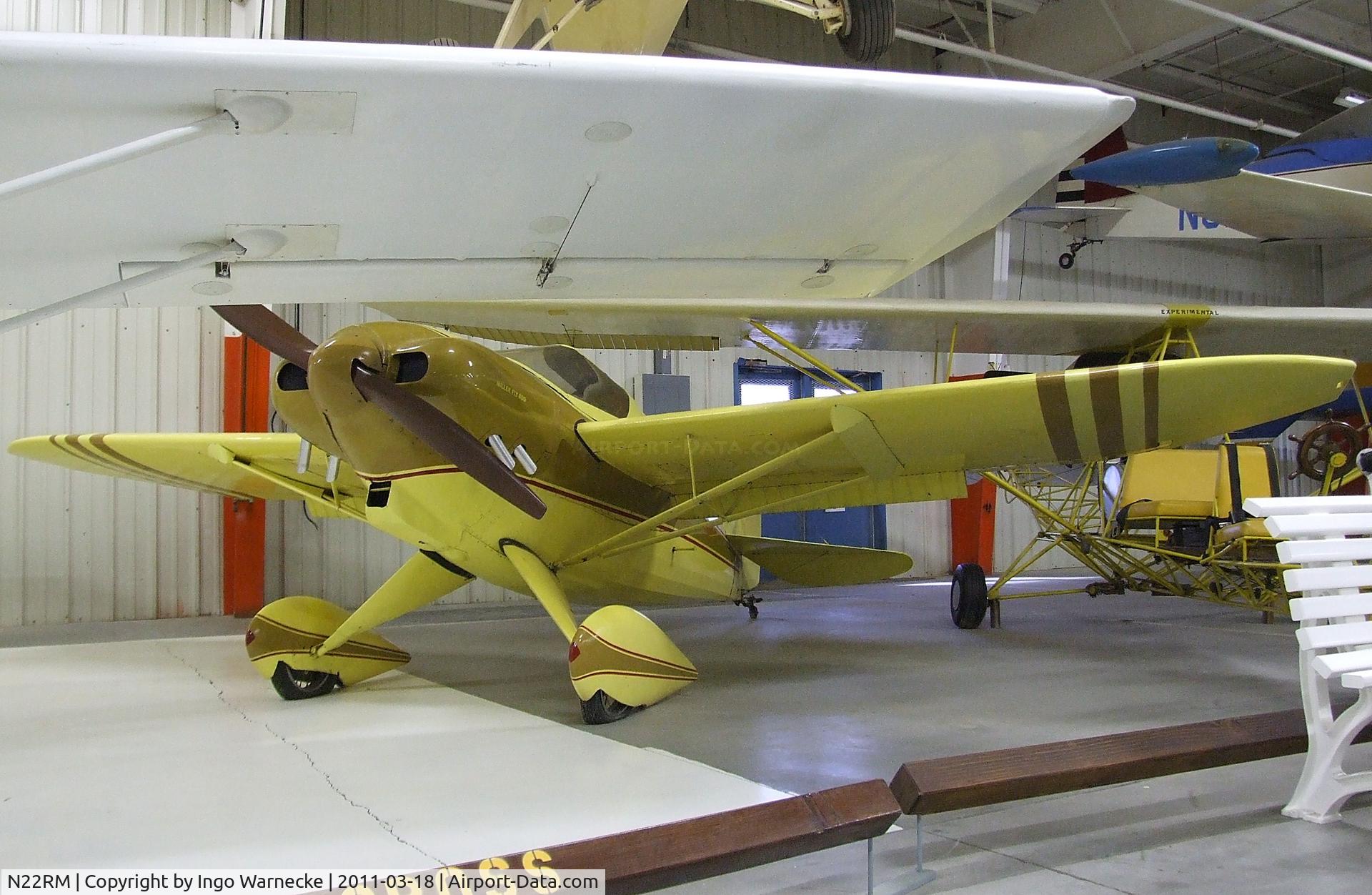 N22RM, 1966 Miller Raymond E S-1 C/N 001, Miller S-1 