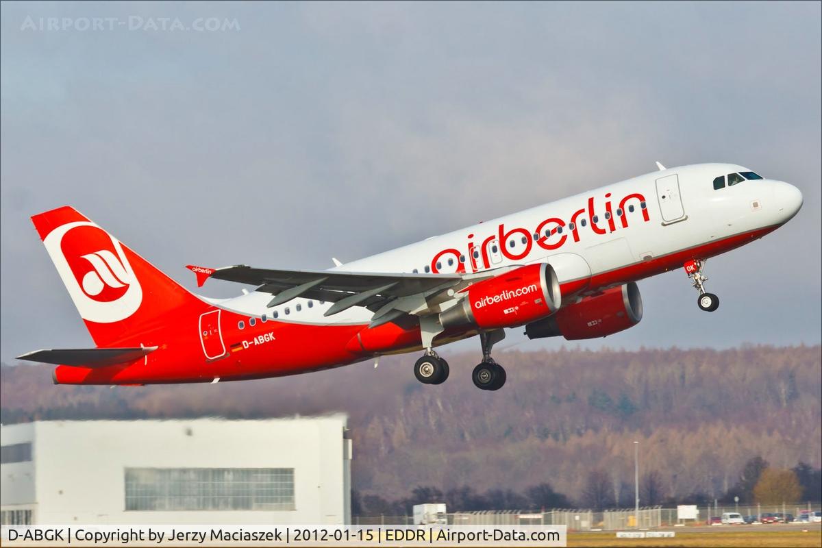 D-ABGK, 2008 Airbus A319-112 C/N 3447, Airbus A319-132