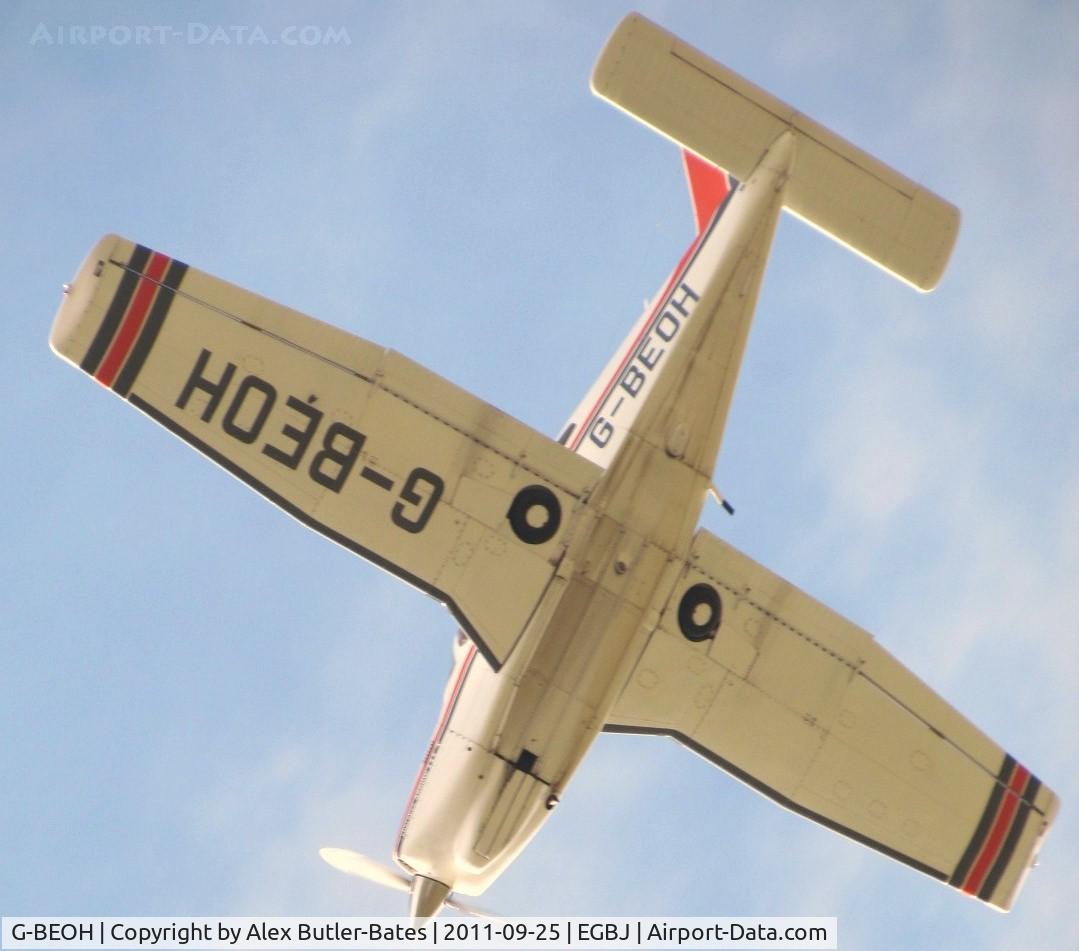 G-BEOH, 1977 Piper PA-28R-201T Cherokee Arrow III C/N 28R-7703038, 