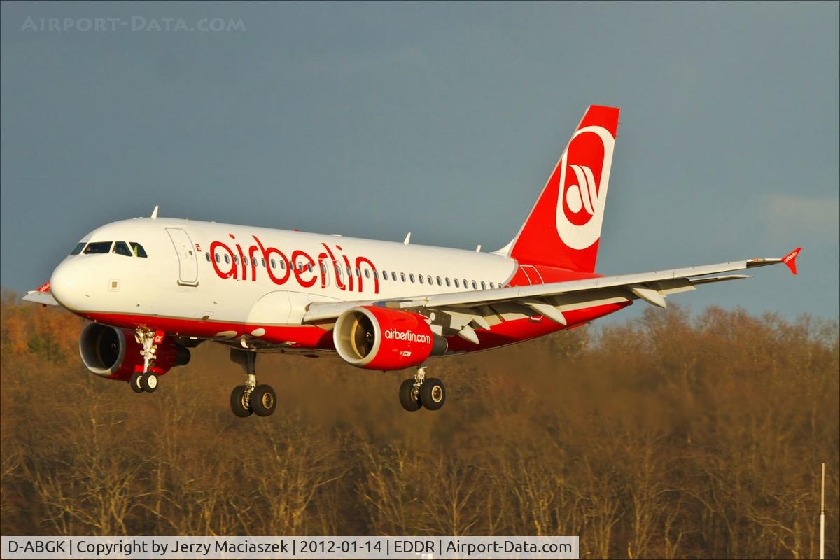 D-ABGK, 2008 Airbus A319-112 C/N 3447, Airbus A319-132