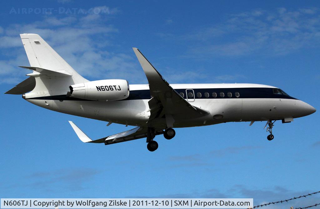 N606TJ, 2008 Dassault Falcon 2000EX C/N 155, visitor
