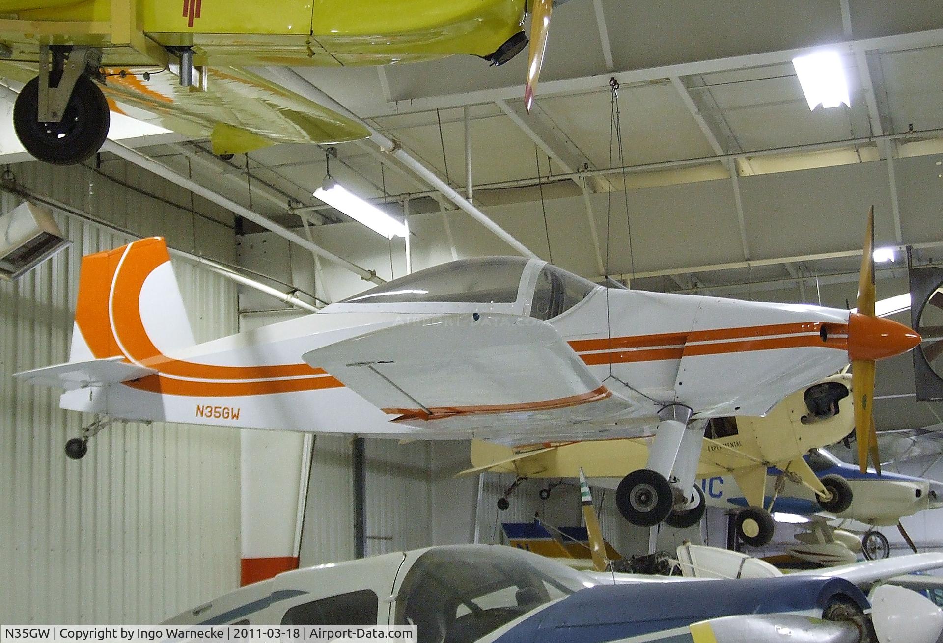 N35GW, 1965 Thorp T-18 Tiger C/N 0Z-3, Thorp (O. Zauner) T-18 at the Mid-America Air Museum, Liberal KS