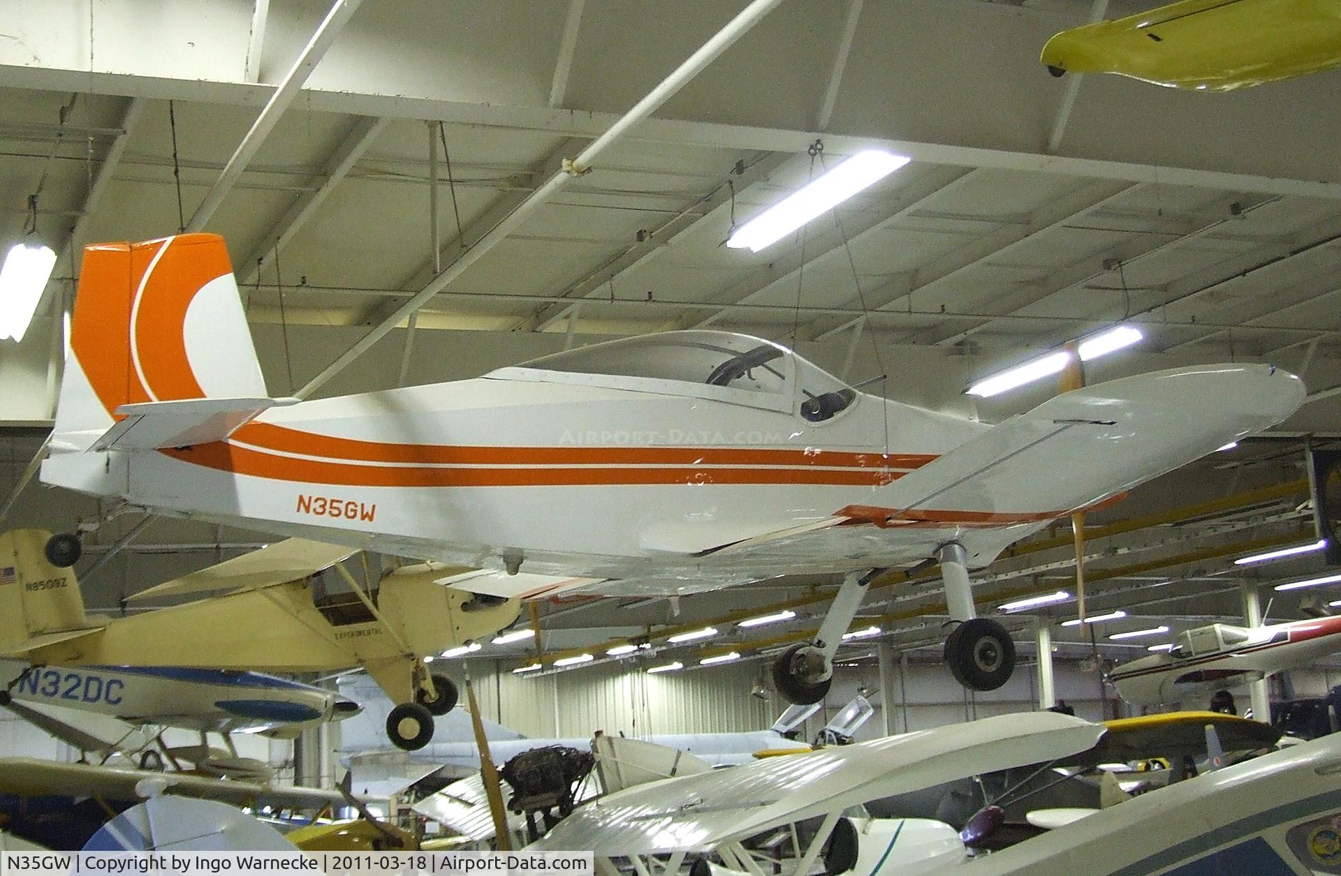 N35GW, 1965 Thorp T-18 Tiger C/N 0Z-3, Thorp (O. Zauner) T-18 at the Mid-America Air Museum, Liberal KS