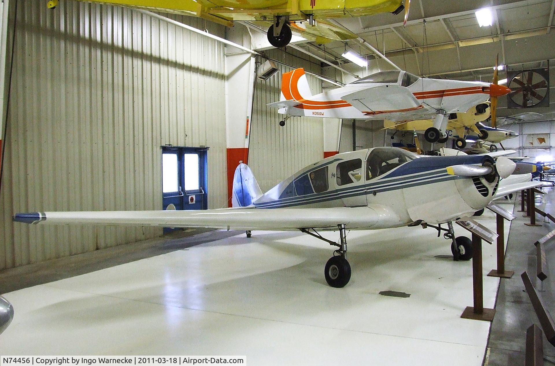 N74456, 1948 Bellanca 14-13-2 Cruisair Senior C/N 1569, Bellanca 14-13-2 Cruisair Senior at the Mid-America Air Museum, Liberal KS