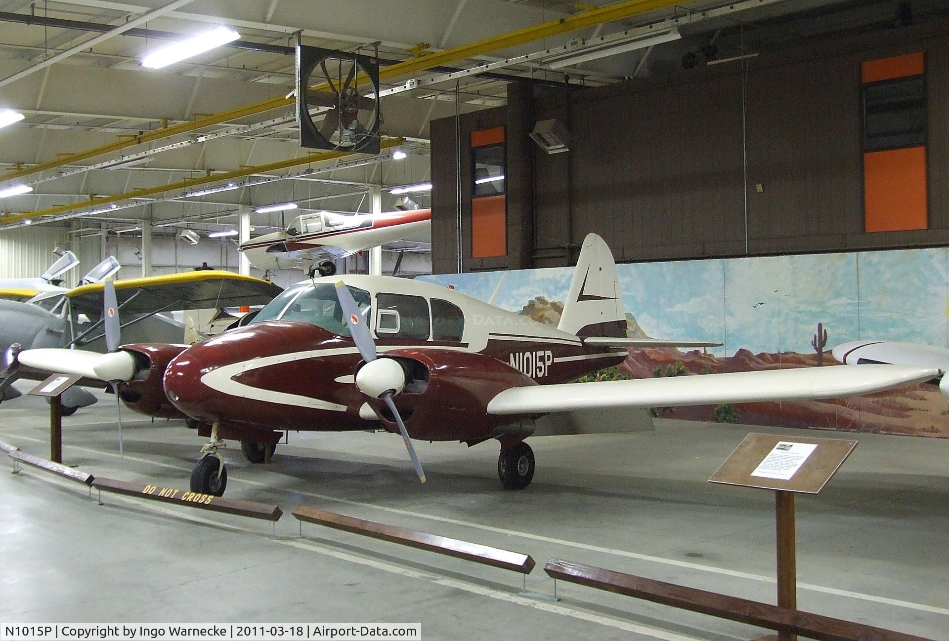 N1015P, 1954 Piper PA-23 C/N 23-17, Piper PA-23 Apache at the Mid-America Air Museum, Liberal KS