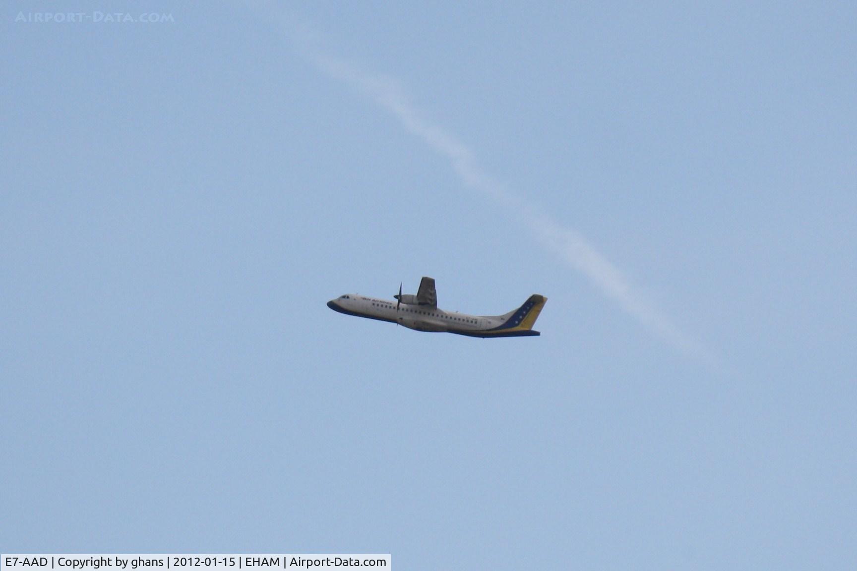 E7-AAD, 1995 ATR 72-212 C/N 464, Departing RW36C