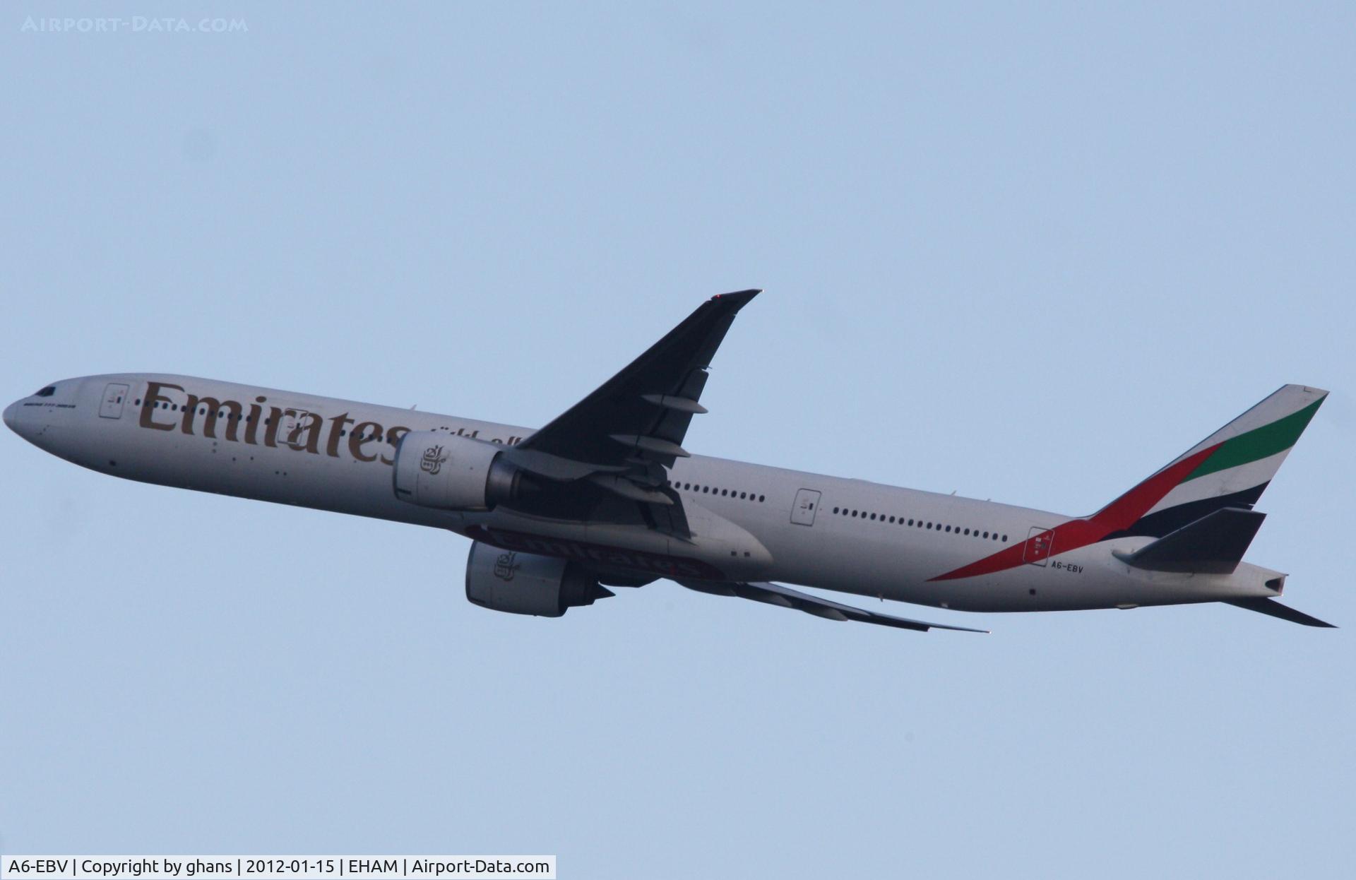 A6-EBV, 2006 Boeing 777-31H/ER C/N 32728, Take-off RW38C