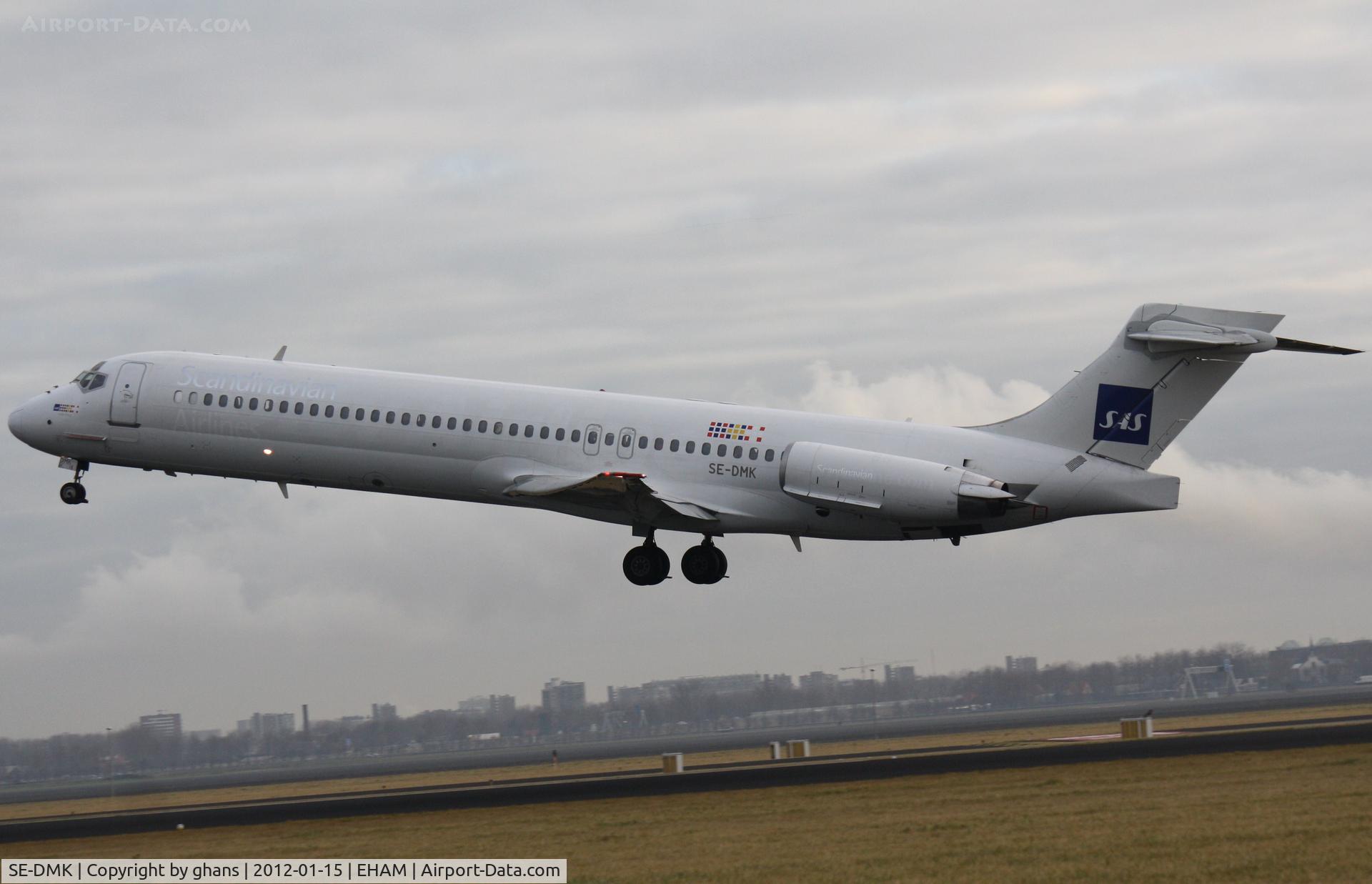 SE-DMK, 1991 McDonnell Douglas MD-87 (DC-9-87) C/N 53337, Departing RW36R