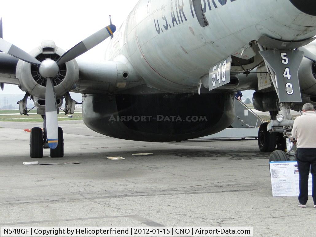 N548GF, 1955 Lockheed EC-121T Warning Star C/N 4363, Bottom-mounted APS-95 Search radar dome