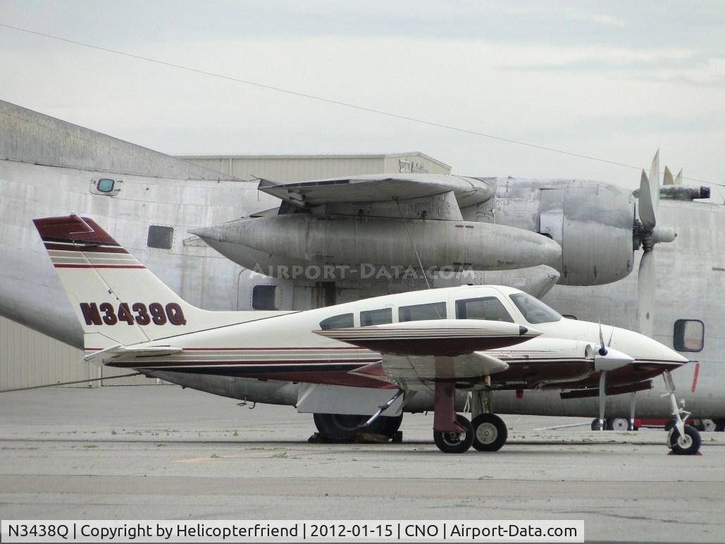 N3438Q, 1966 Cessna 320E Executive Skyknight C/N 320E0038, Parked in the center parking area