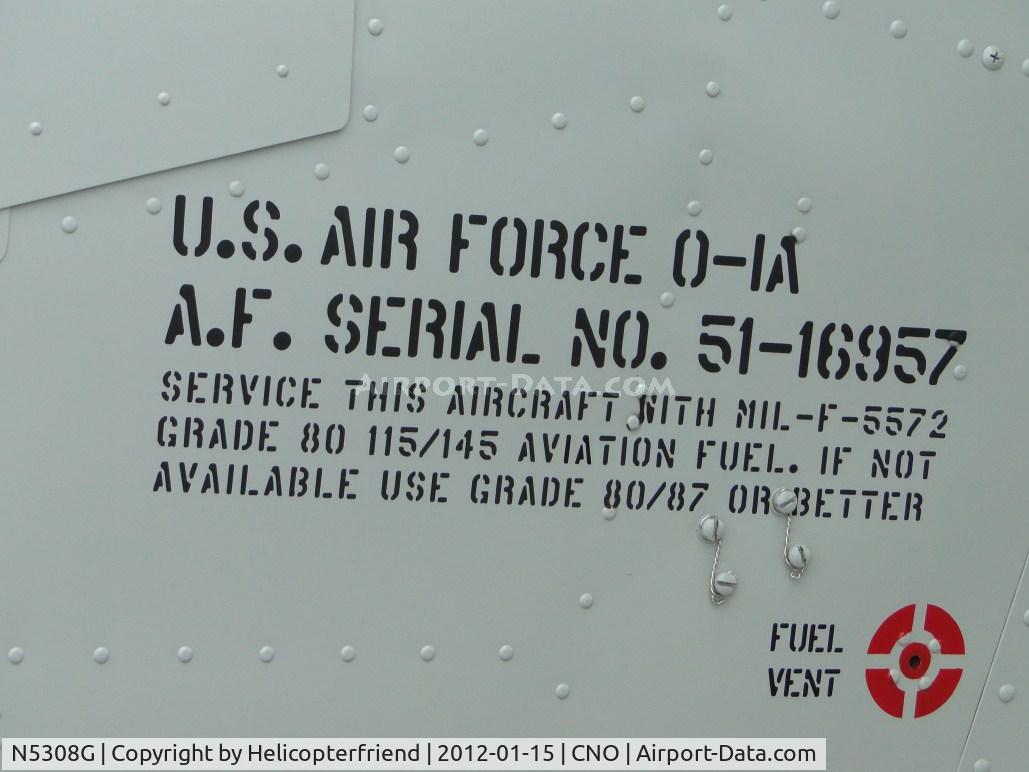 N5308G, 1951 Cessna 305A C/N 22829, Air Force information