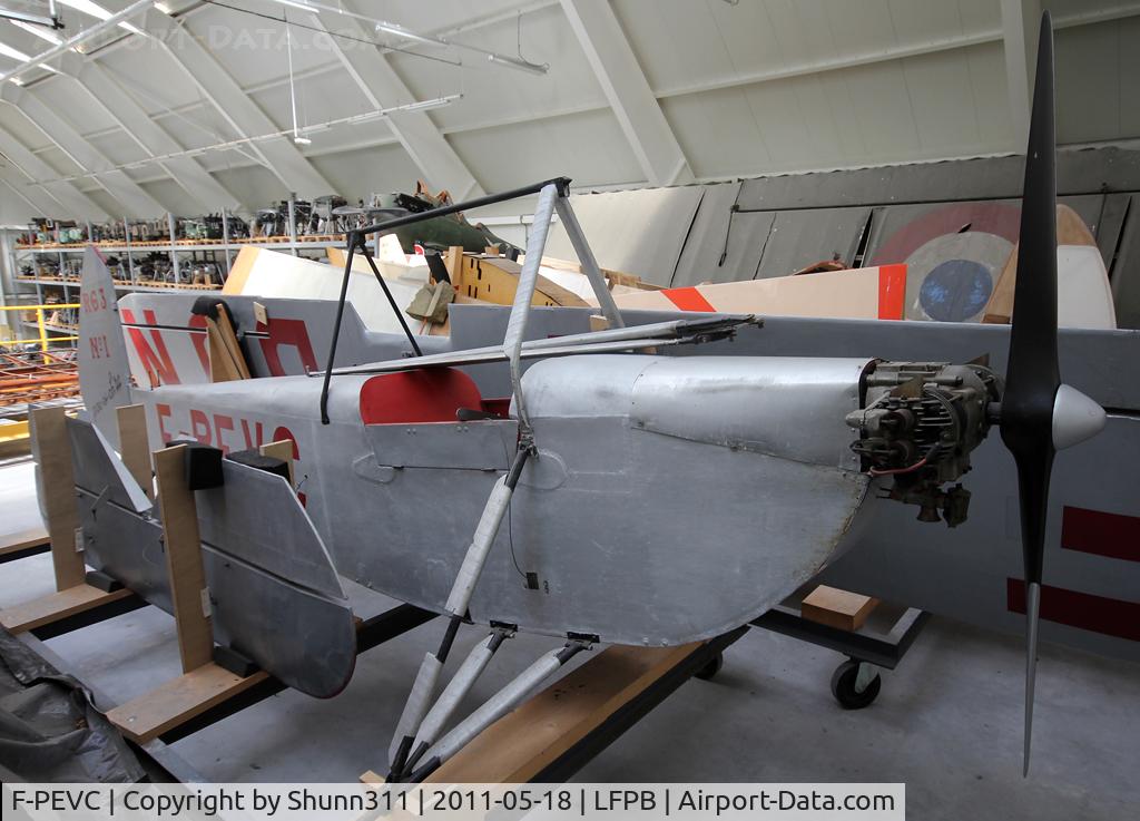 F-PEVC, 1951 René Gasne RG-3 C/N 1, Stored @ Dugny...