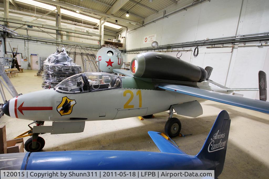 120015, Heinkel He-162A-2 Volksjager C/N 120015, Still at Dugny after restoration...