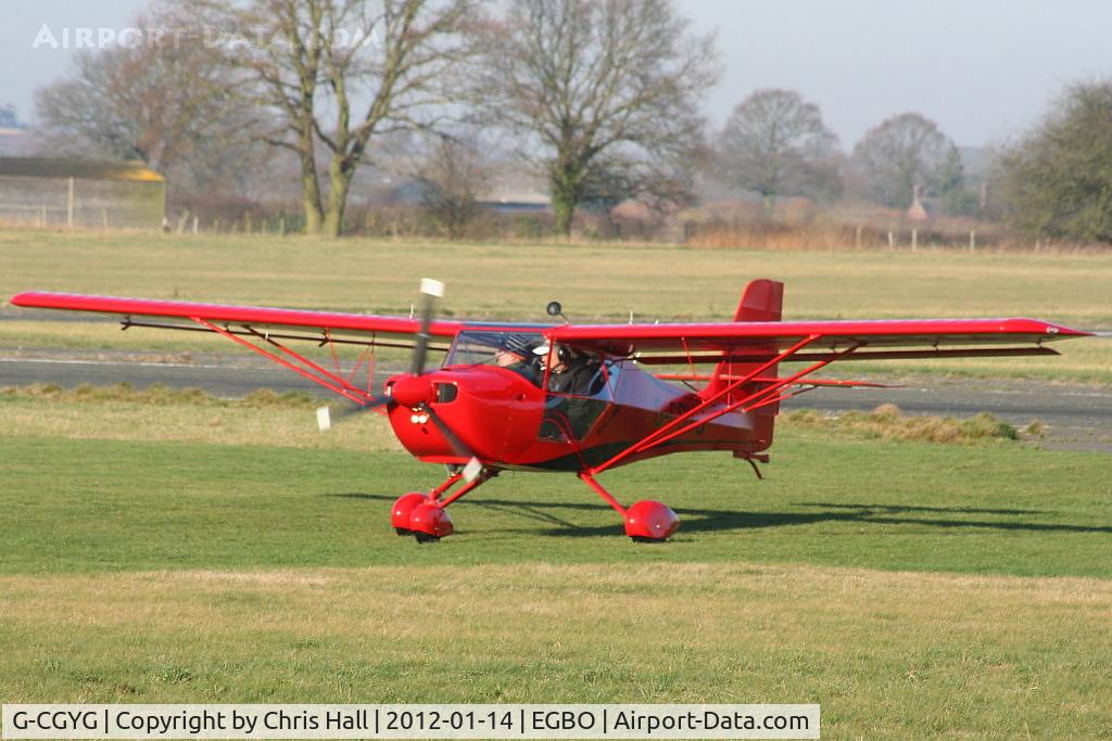G-CGYG, 2011 Aeropro Eurofox 912(S) C/N LAA 376-15081, at the Icicle 2012 fly in