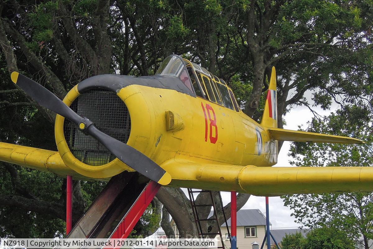 NZ918, North American AT-6 Harvard II C/N 66-2711, Playground at Pahiatua