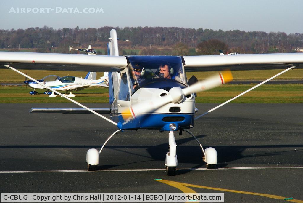 G-CBUG, 2002 Tecnam P-92EM Echo C/N PFA 318-13662, at the Icicle 2012 fly in