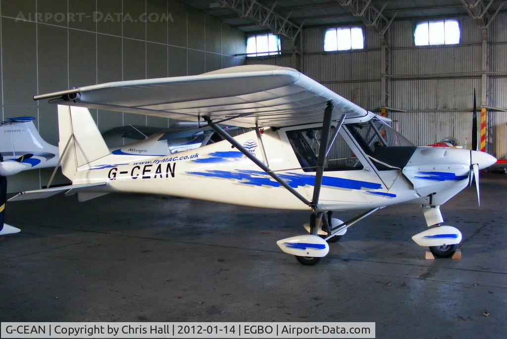 G-CEAN, 2006 Comco Ikarus C42 FB80 C/N 0606-6825, at the Icicle 2012 fly in