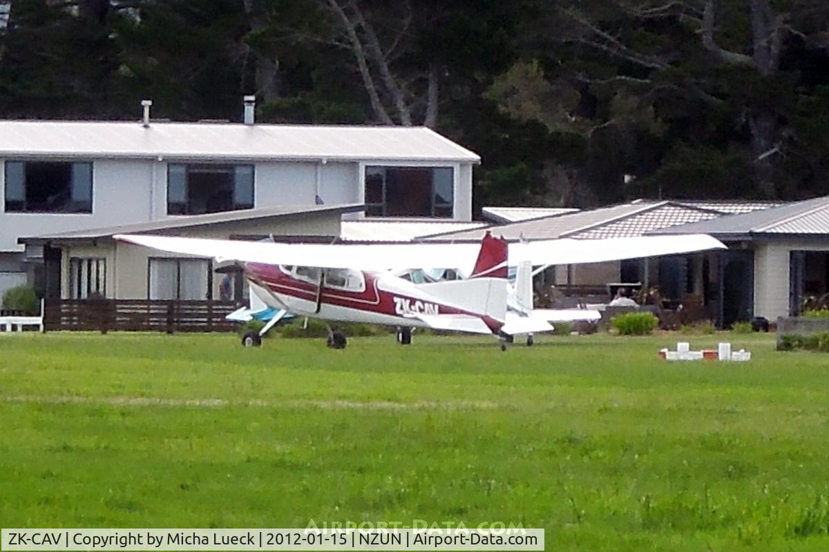 ZK-CAV, Cessna 185 Skywagon C/N 185-0212, At Pauanui