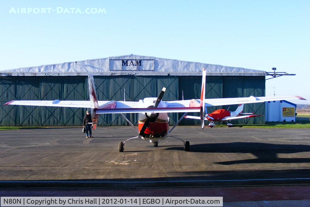 N80N, 1974 Cessna T337G Turbo Super Skymaster C/N P3370197, nice to see this Cessna 337 outside the hangar
