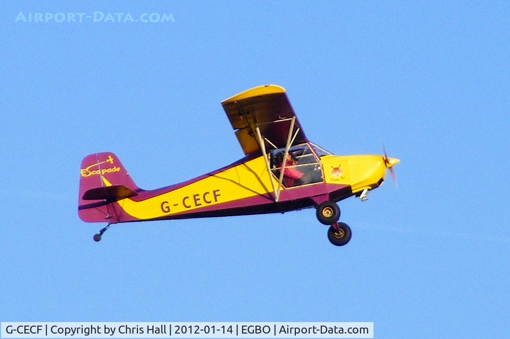 G-CECF, 2006 Just Aircraft Escapade Jabiru (3) C/N BMAA/HB/496, at the Icicle 2012 fly in