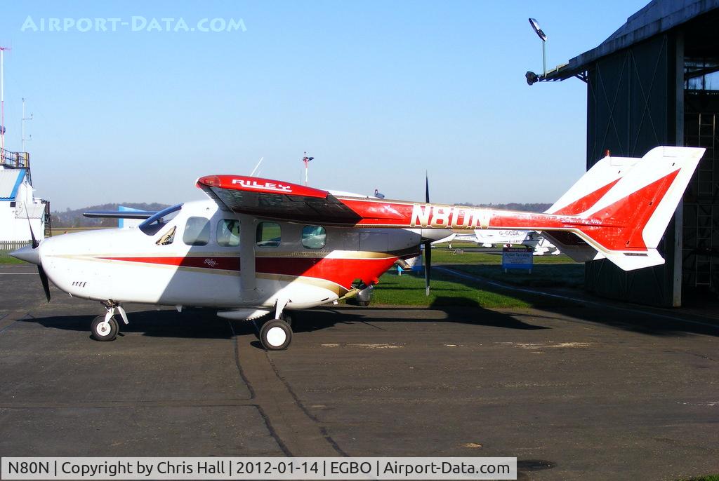 N80N, 1974 Cessna T337G Turbo Super Skymaster C/N P3370197, nice to see this Cessna 337 outside the hangar