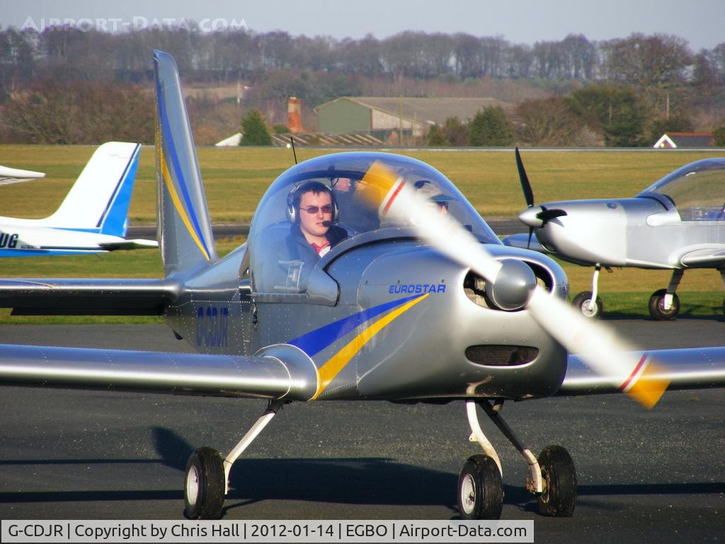 G-CDJR, 2005 Cosmik EV-97 Eurostar C/N 2318, at the Icicle 2012 fly in