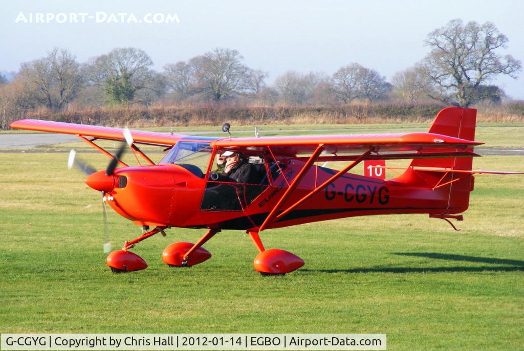 G-CGYG, 2011 Aeropro Eurofox 912(S) C/N LAA 376-15081, at the Icicle 2012 fly in