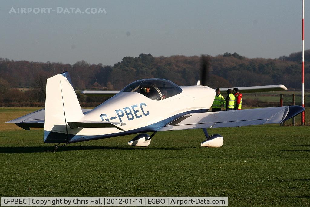 G-PBEC, 2007 Vans RV-7 C/N PFA 323-14382, at the Icicle 2012 fly in