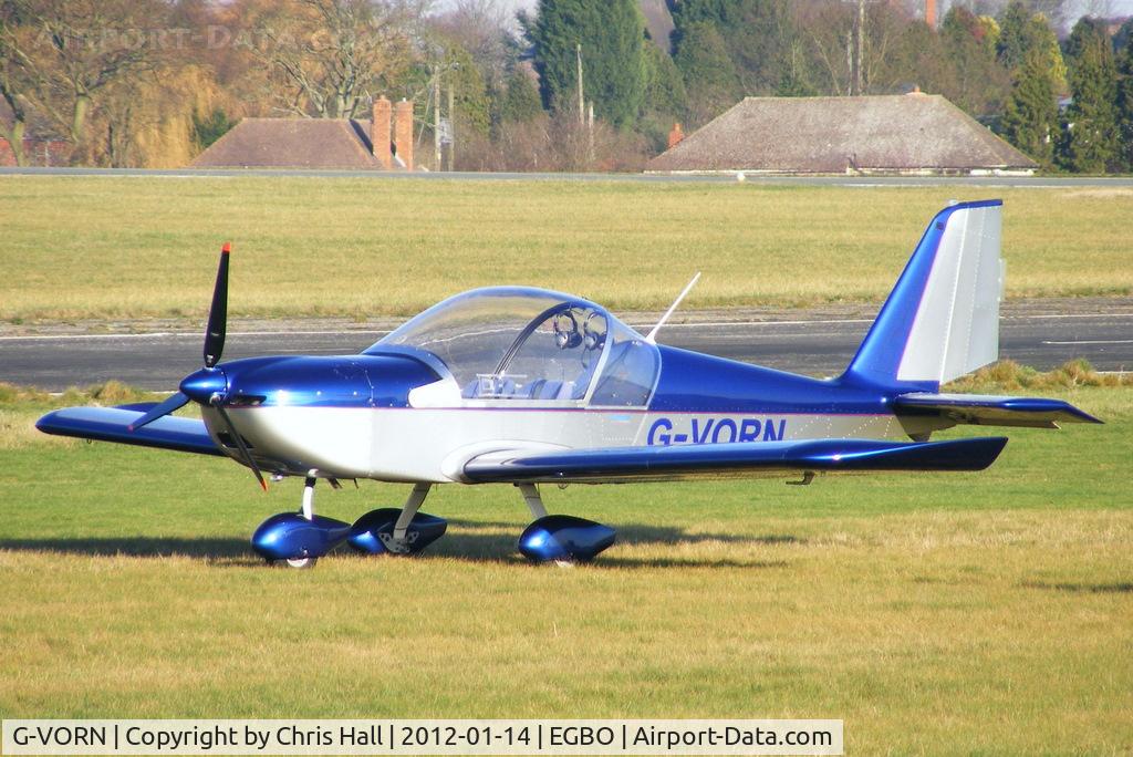G-VORN, 2004 Aerotechnik EV-97 Eurostar C/N PFA 315-14299, at the Icicle 2012 fly in