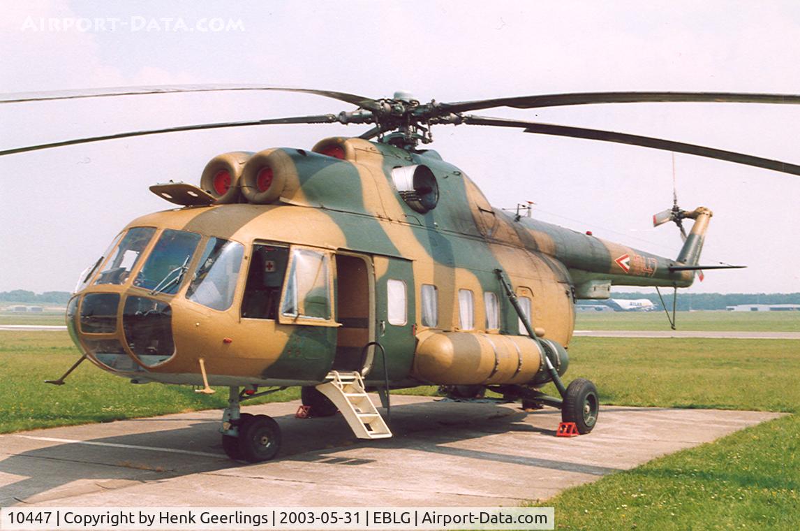 10447, 1982 Mil Mi-8PS-11 Hip-D C/N 10447, Heli Meet at Bierset AB enHungarian AF 