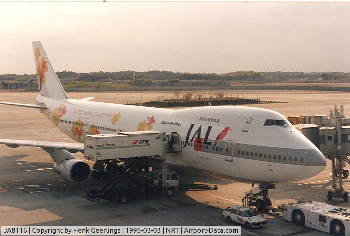 JA8116, 1972 Boeing 747-146 C/N 20532, Japan Air Lines , Super Resort Express