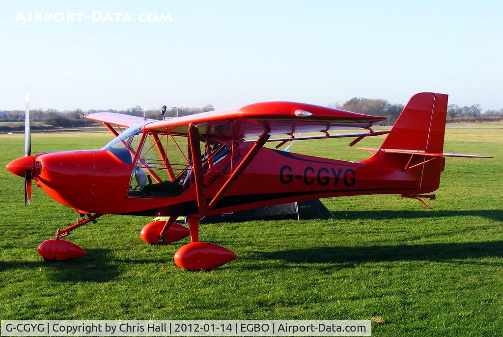 G-CGYG, 2011 Aeropro Eurofox 912(S) C/N LAA 376-15081, at the Icicle 2012 fly in