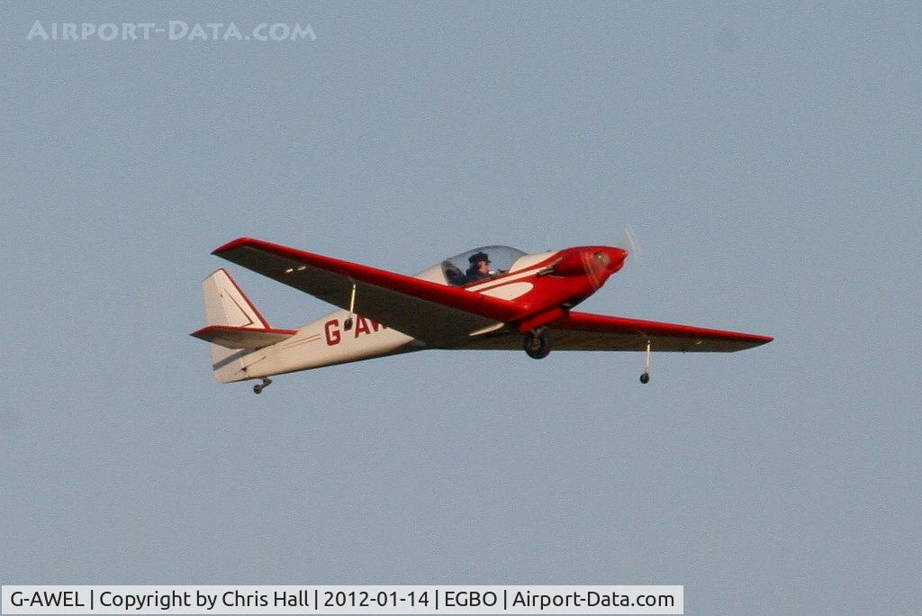 G-AWEL, 1968 Sportavia-Putzer Fournier RF-4D C/N 4077, at the Icicle 2012 fly in