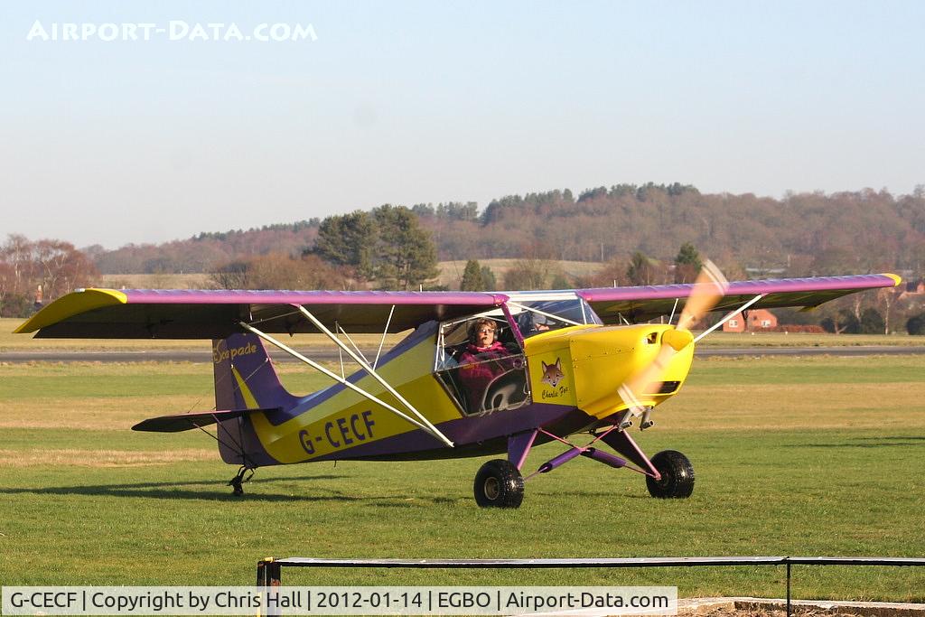 G-CECF, 2006 Just Aircraft Escapade Jabiru (3) C/N BMAA/HB/496, at the Icicle 2012 fly in