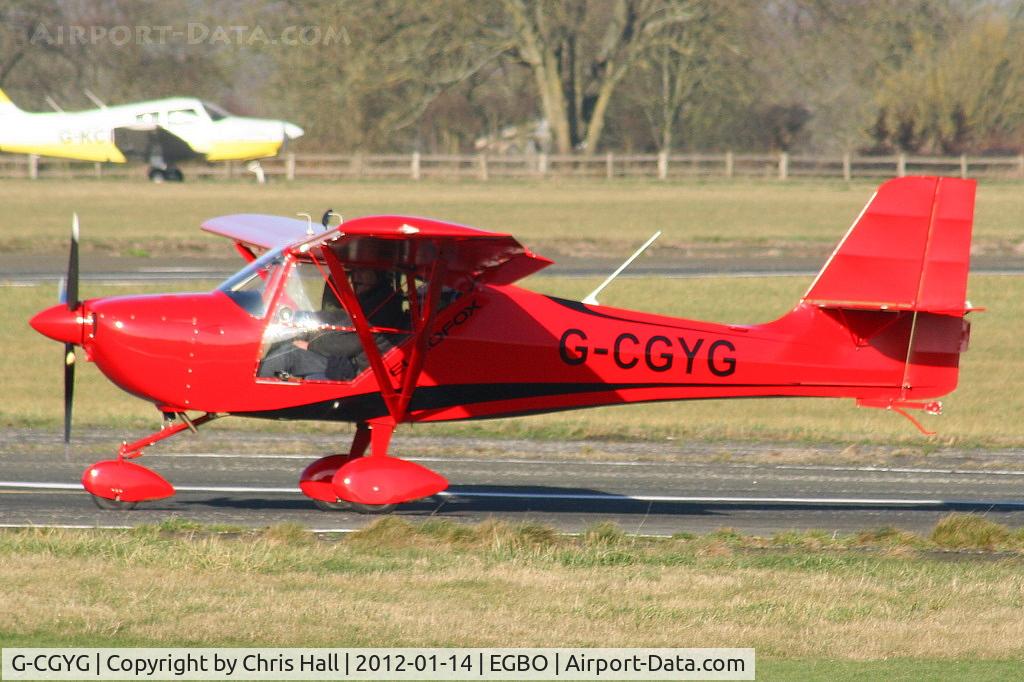 G-CGYG, 2011 Aeropro Eurofox 912(S) C/N LAA 376-15081, at the Icicle 2012 fly in